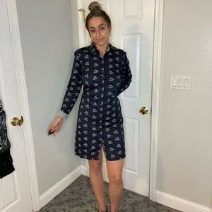 Sailboat Themed Tommy Hilfiger Shirt Dress